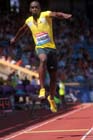 Teddy Tamgho (France), triple jump at the IAAF Diamond League, Birmingham.
